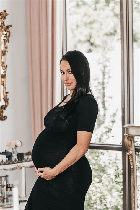 Pregnant Nikki Bella Poses Nude as She Celebrates 21